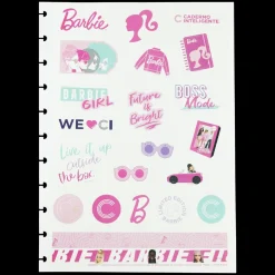 Autocolantes A4 Barbie Caderno Inteligente