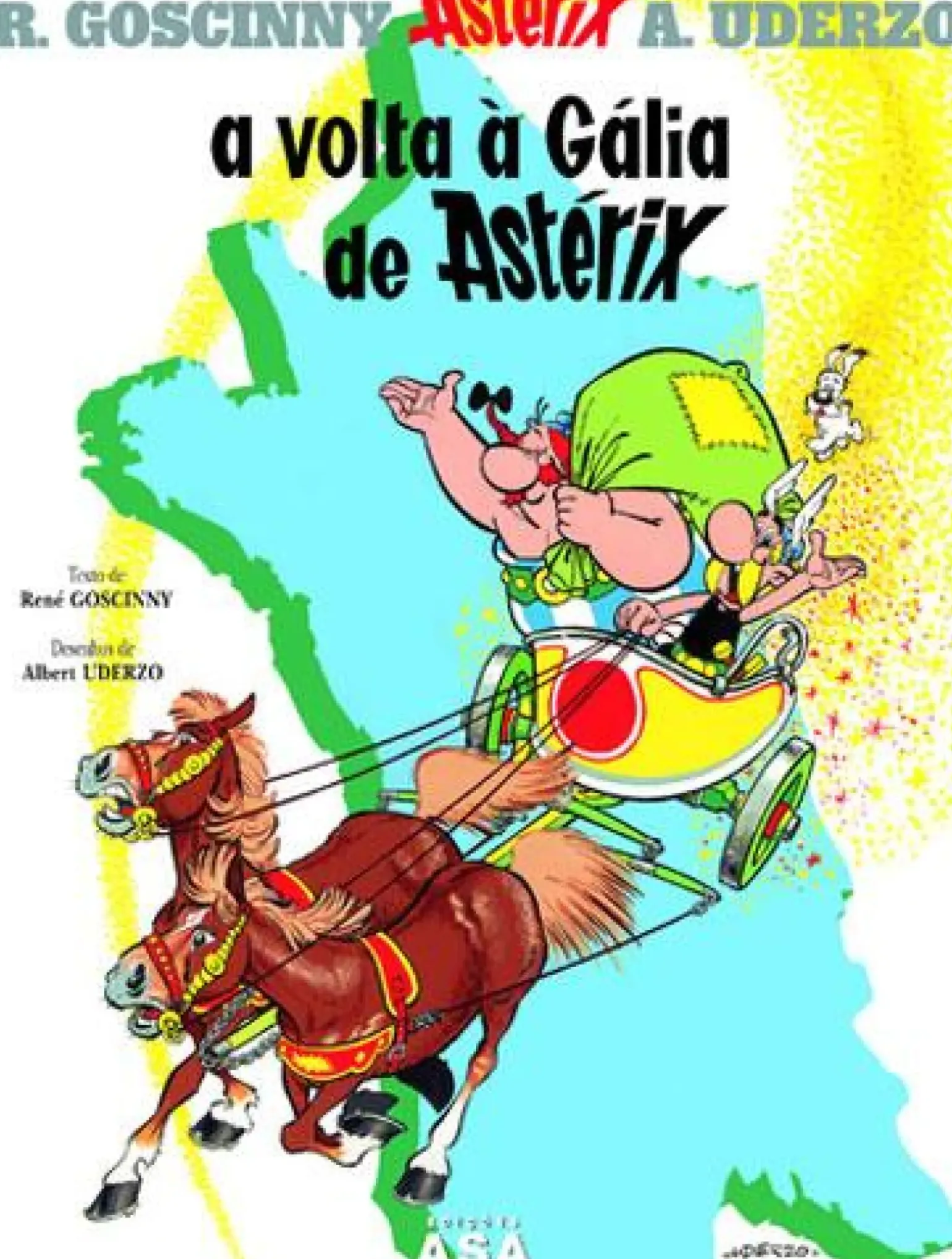A Volta à Gália de Astérix de René Goscinny e Albert Uderzo - Vol. 5
