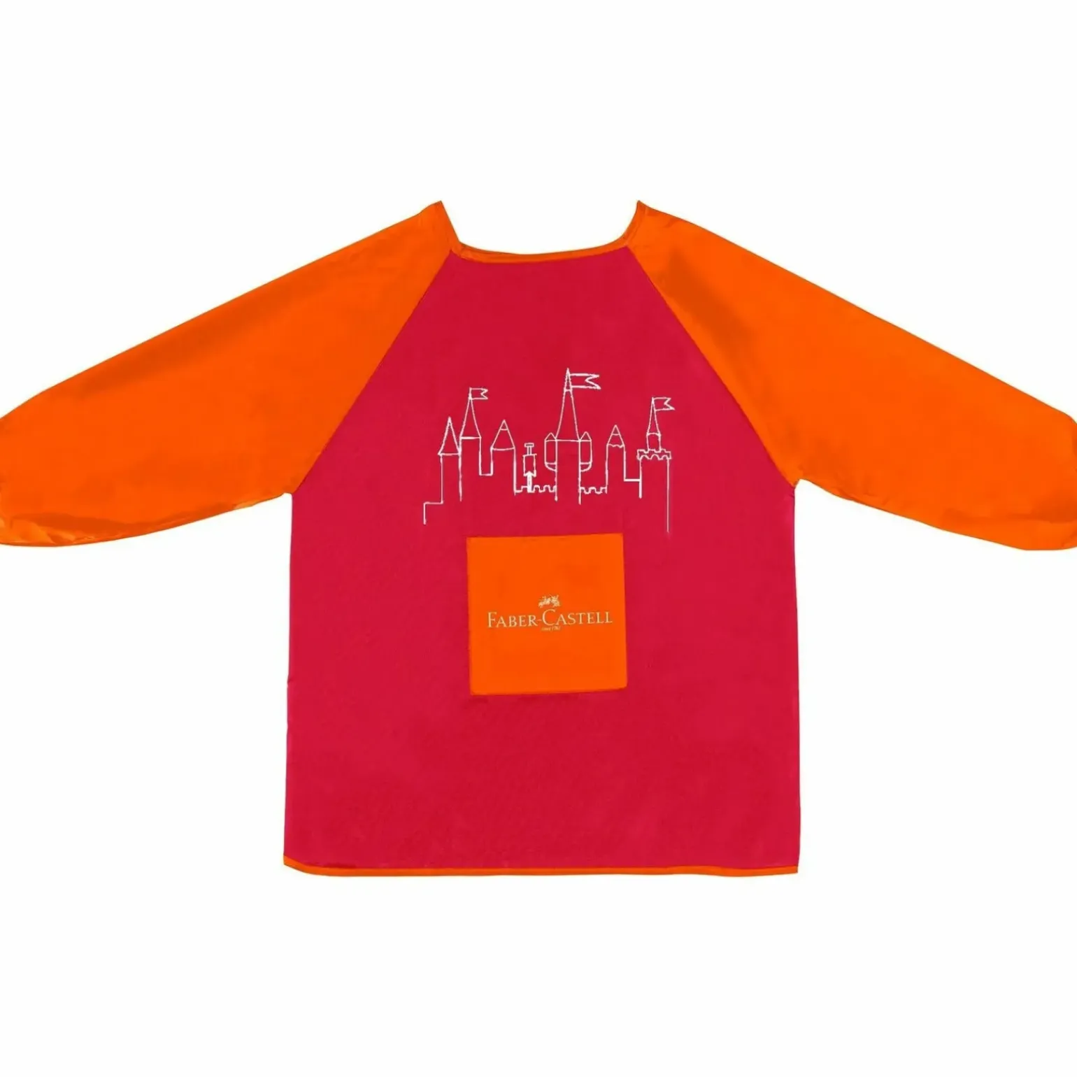 Bata 6-10 Anos Vermelho/Laranja Faber Castell