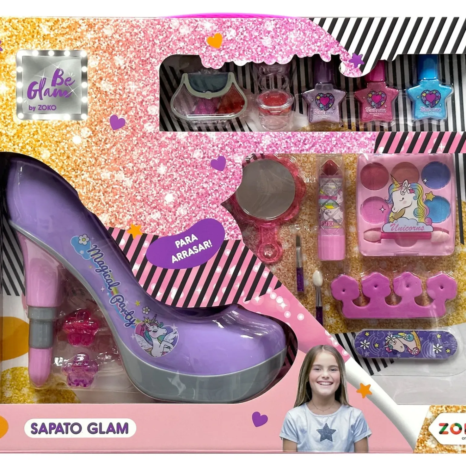 Be-Glam Maquilhagem Sapato De Cristal