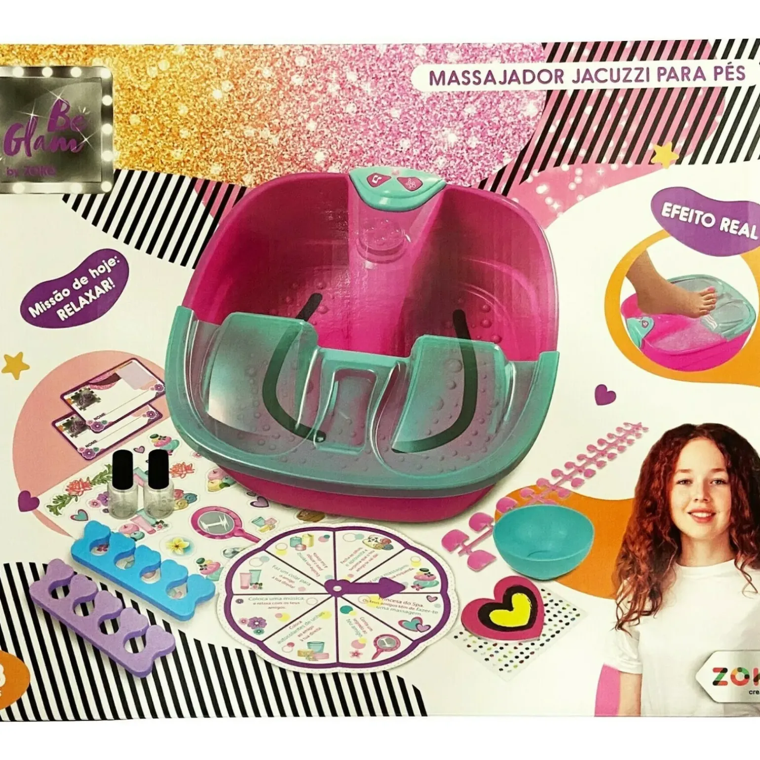 Be Glam Massajador Jacuzzi Para Pés