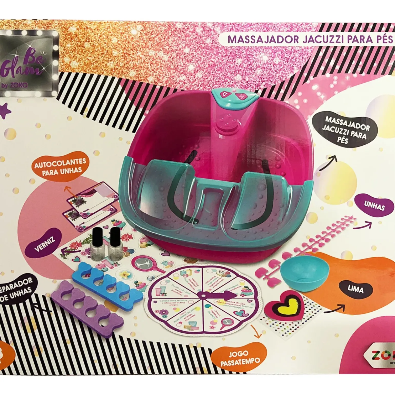 Be Glam Massajador Jacuzzi Para Pés