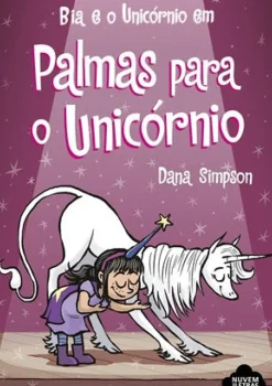Bia e o Unicónio em Palmas para o Unicórnio de Dana Simpson