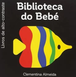 Biblioteca do Bebé (caixa Preta) de Clementina Almeida - Livros de Alto-contraste
