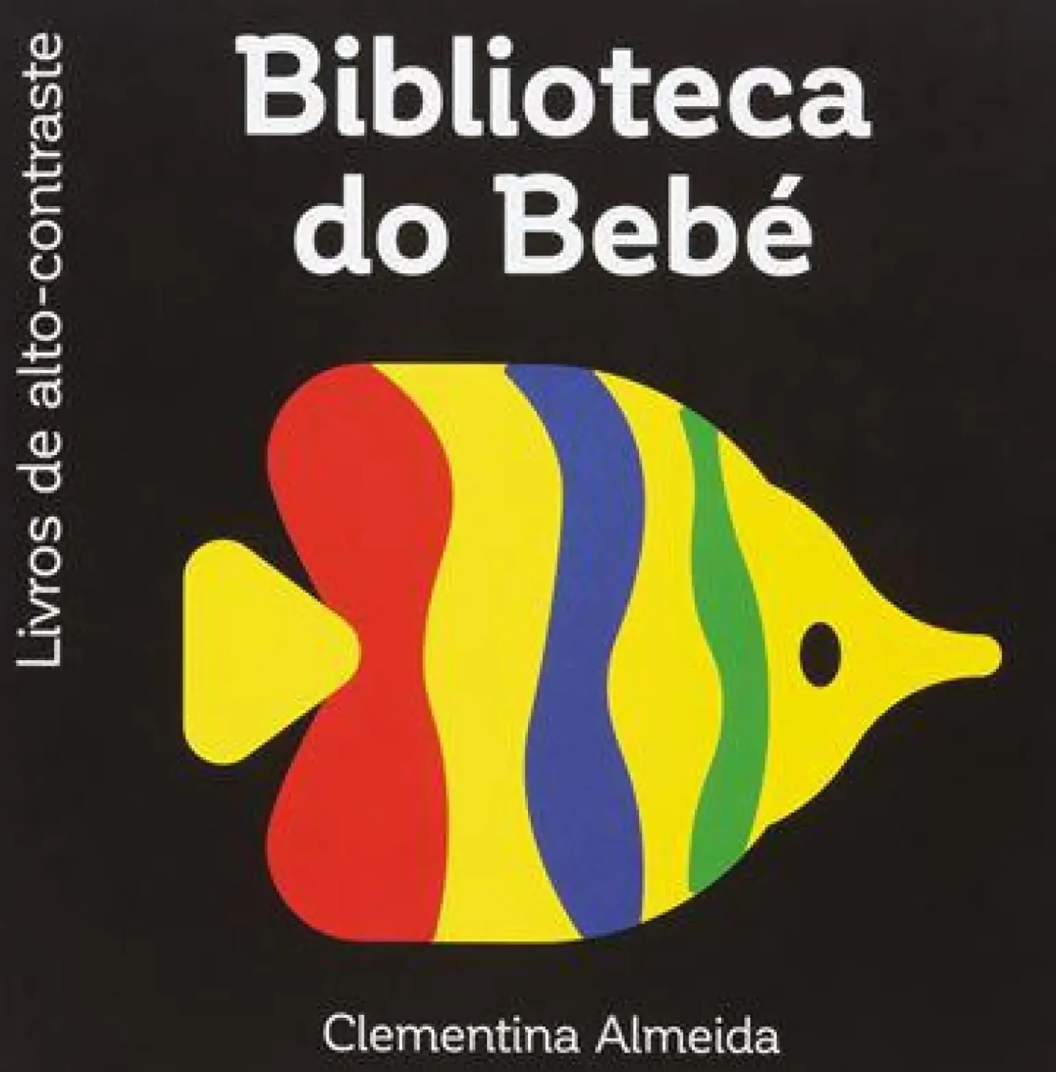 Biblioteca do Bebé (caixa Preta) de Clementina Almeida - Livros de Alto-contraste