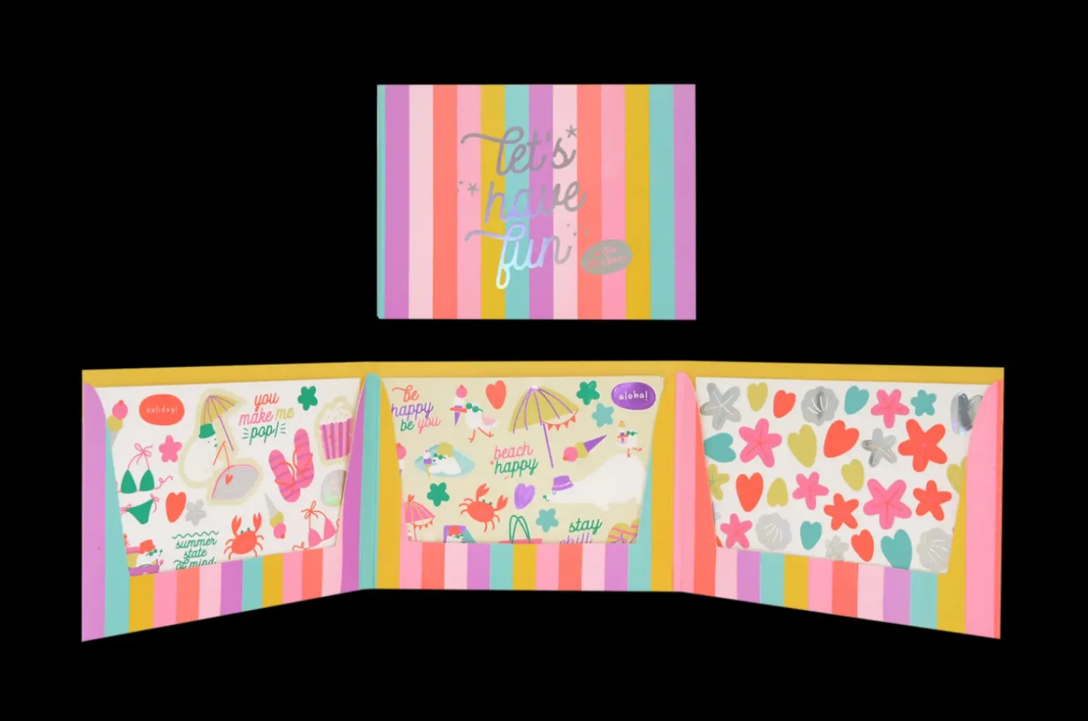 Bloco com Stickers - Beach Happy