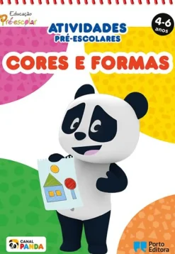 Bloco de Atividades Pré-Escolares Panda: Cores e Formas - 4-6 Anos