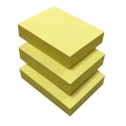 Bloco de Notas Aderente 5 x 4 x 3cm 3 unidades Amarelo Note!