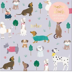 Bloco Memo com Caneta - Puppies