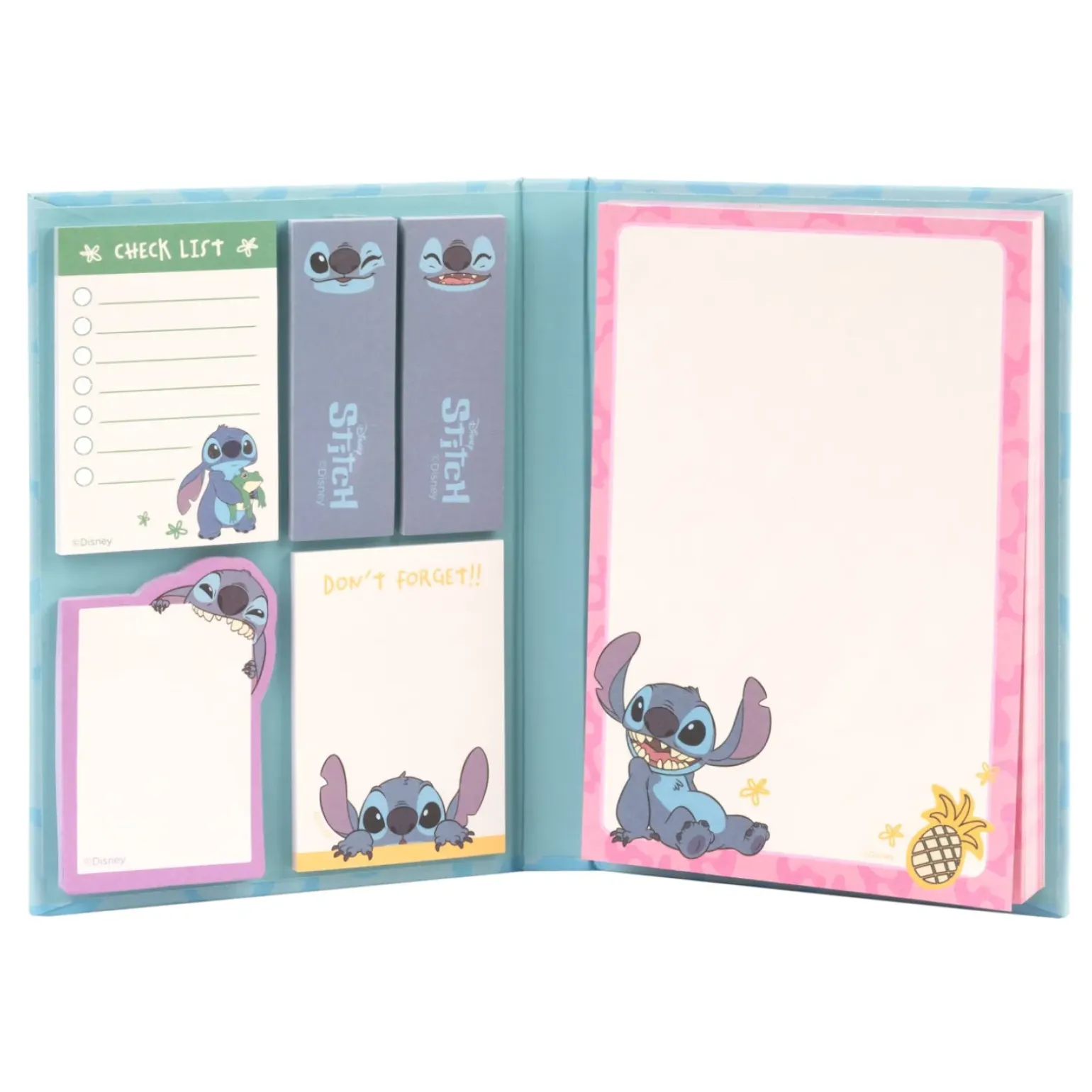 Bloco Notas Adesivas Stitch Tropical