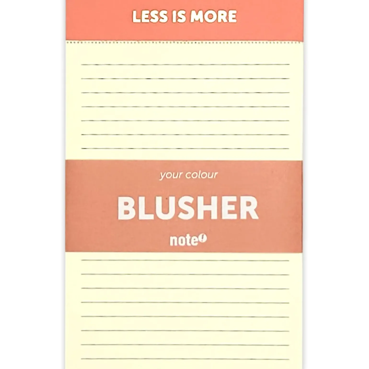 Bloco Notas Pautado 65 Folhas Your Colour Peach Note!