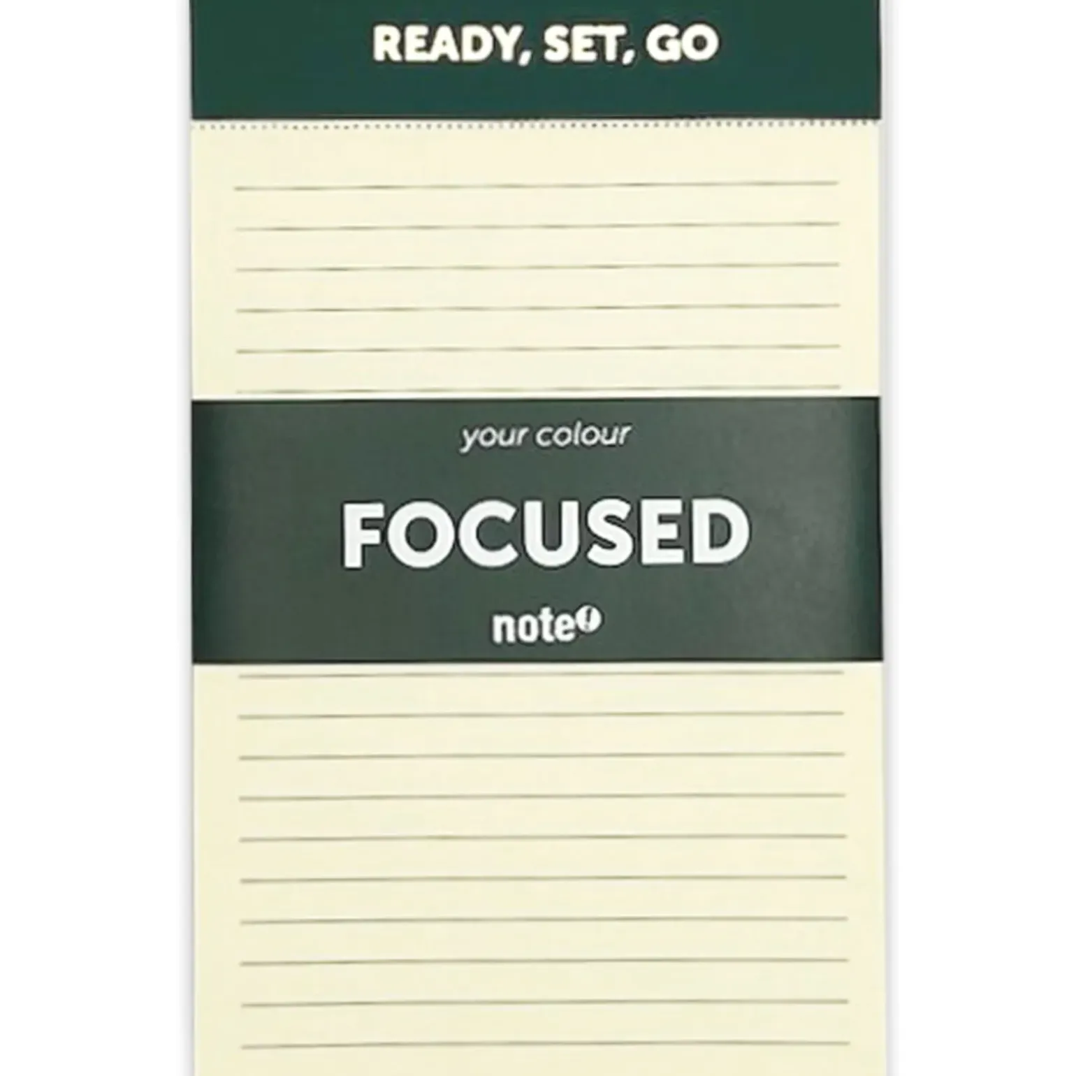 Bloco Notas Pautado 65 Folhas Your Colour Verde Note!