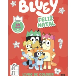Bluey - Feliz Natal (Livro de Colorir)