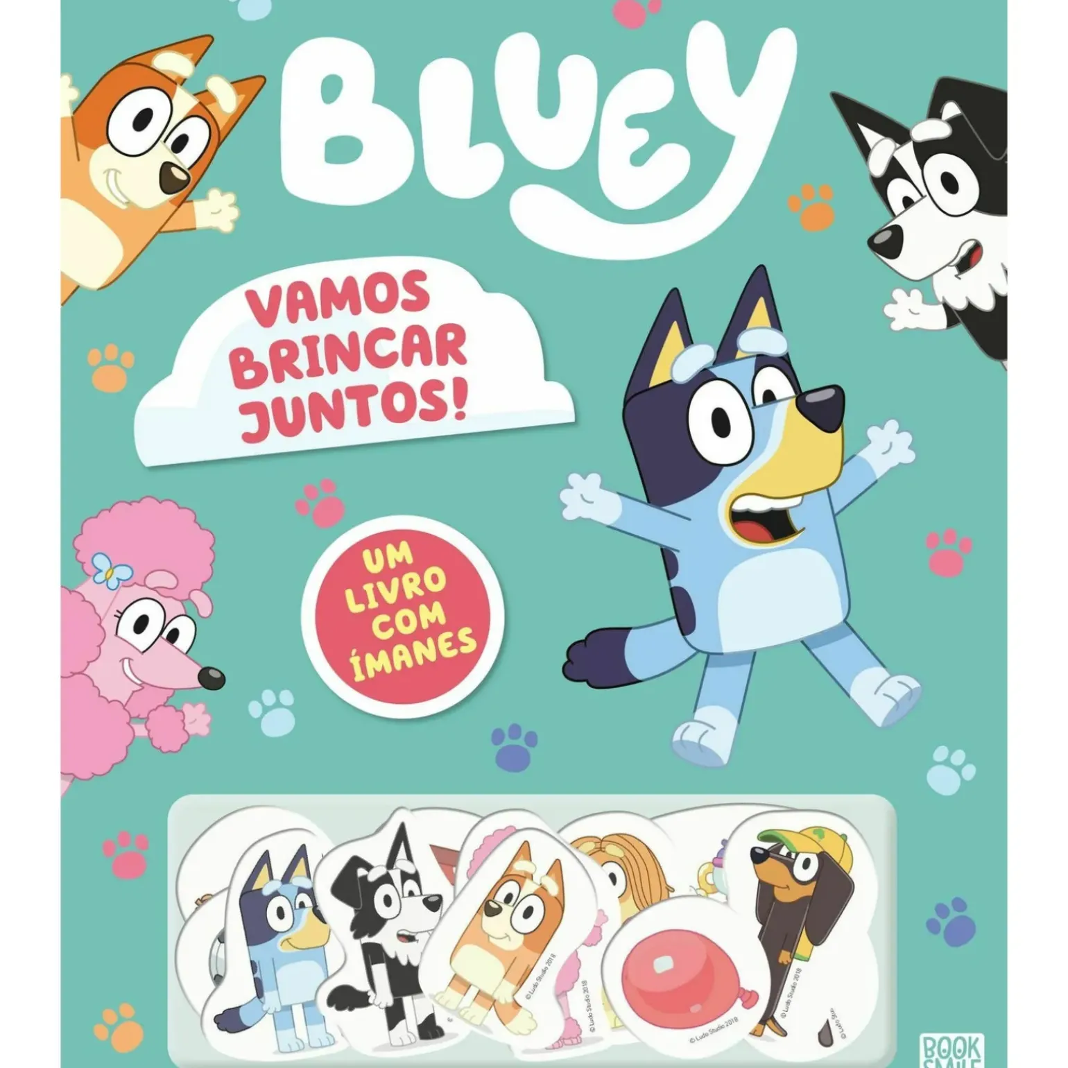 Bluey - Vamos Brincar Juntos : um Livro com Imanes