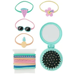 Bolsa de Higiene Pessoal + Laços de Cabelo + Pente - Diva Hair Mode