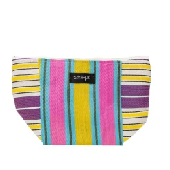 Bolsa Praia - Amarelo E Roxo