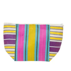 Bolsa Praia - Amarelo E Roxo