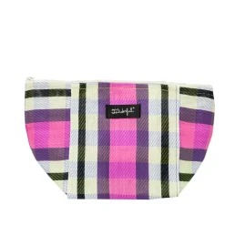 Bolsa Praia - Roxo, Branco E Preto