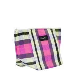 Bolsa Praia - Roxo, Branco E Preto
