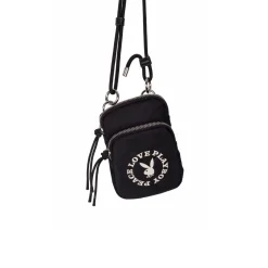 Bolsa Telemovel Peace&Love Black Playboy
