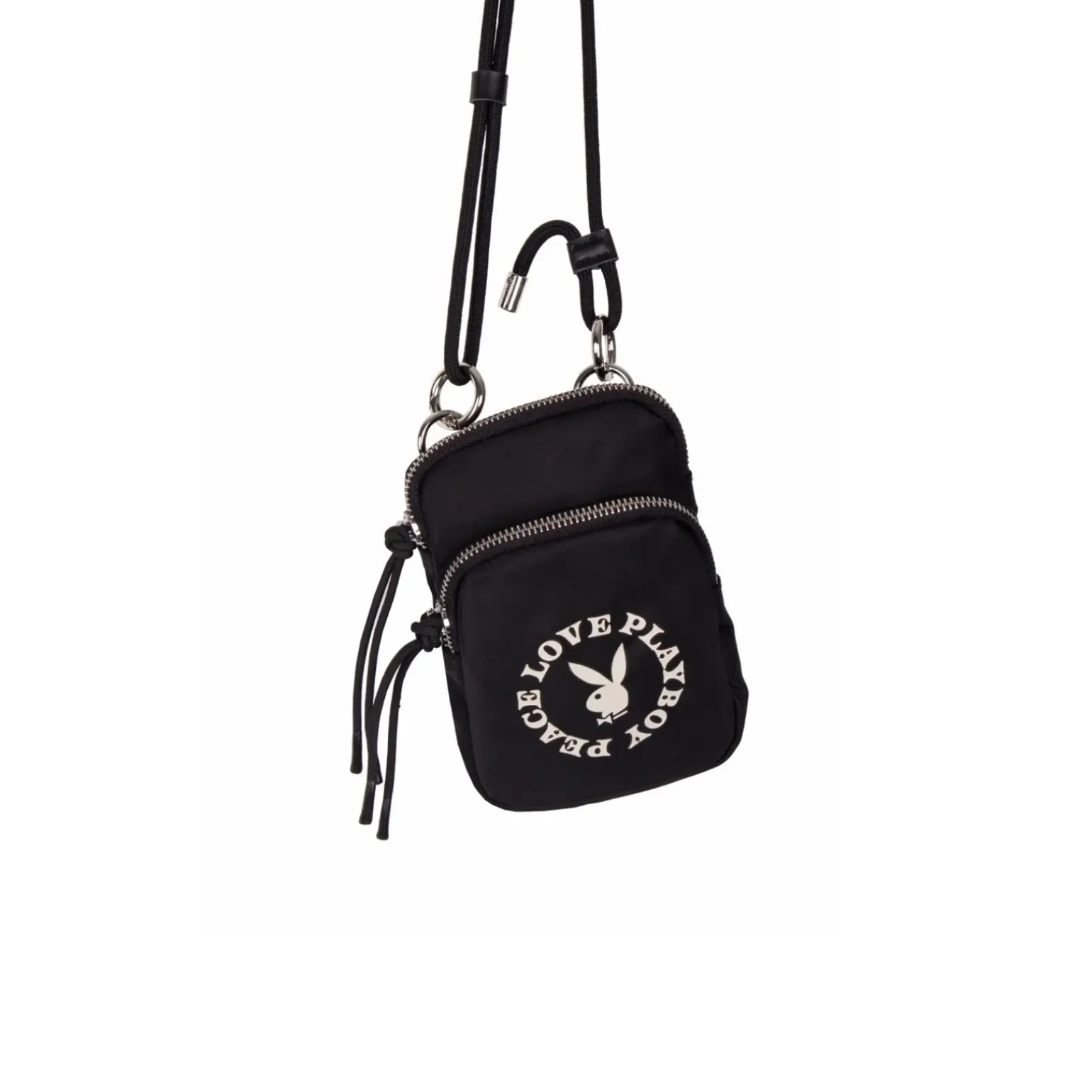 Bolsa Telemovel Peace&Love Black Playboy