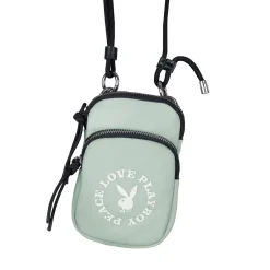 Bolsa Telem Peace&Love Green Playboy