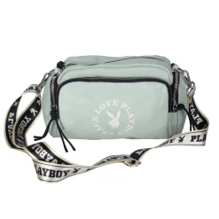 Bolsa Tiracolo Peace&Love Green Playboy