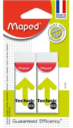 Borracha Branca Technic 2 unidades Maped