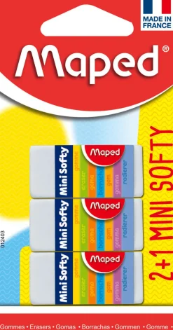 Borracha Mini Softy 3 unidades Maped