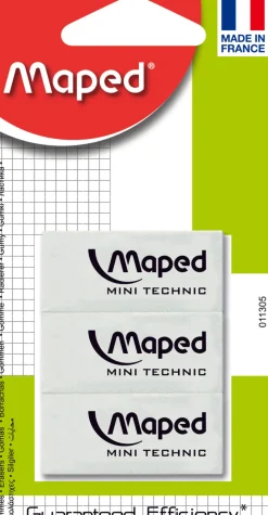 Borracha Mini Technic 3 unidades Maped