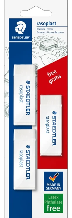 Borracha Rasoplast 3 unidades Staedtler