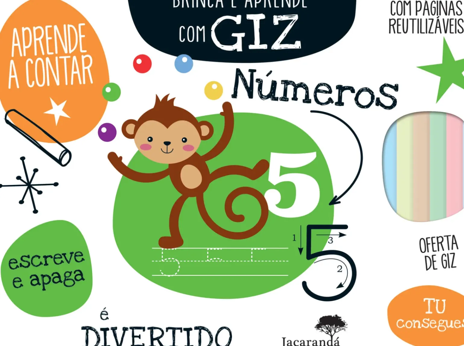Brinca e Aprende com Giz - Números