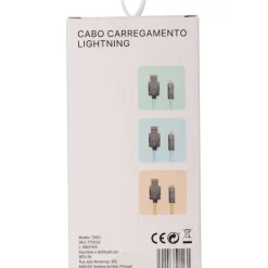 Cabo Carregador Lightning Pastel 2A 1 Metro