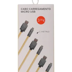Cabo Carregador Micro USB Pastel 2A 1 Metro