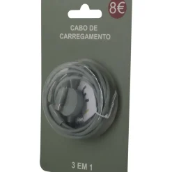 Cabo De Carregamento 3 Em 1 Verde Fusion