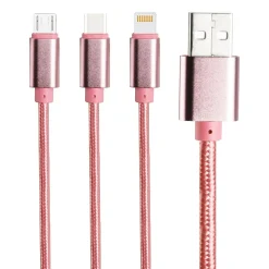 Cabo USB Universal 3 Em 1 Inspiration