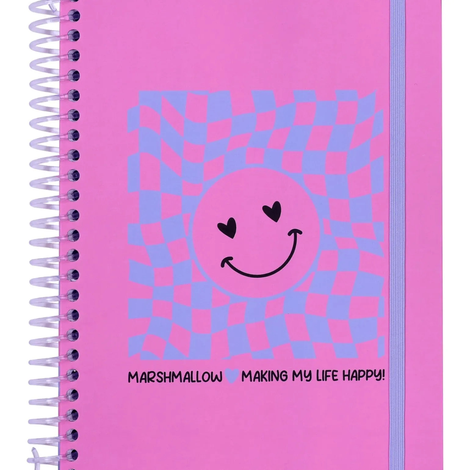 CAderente Espiral A5 Smiley Chess Marshmallow