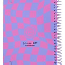 CAderente Espiral A5 Smiley Chess Marshmallow