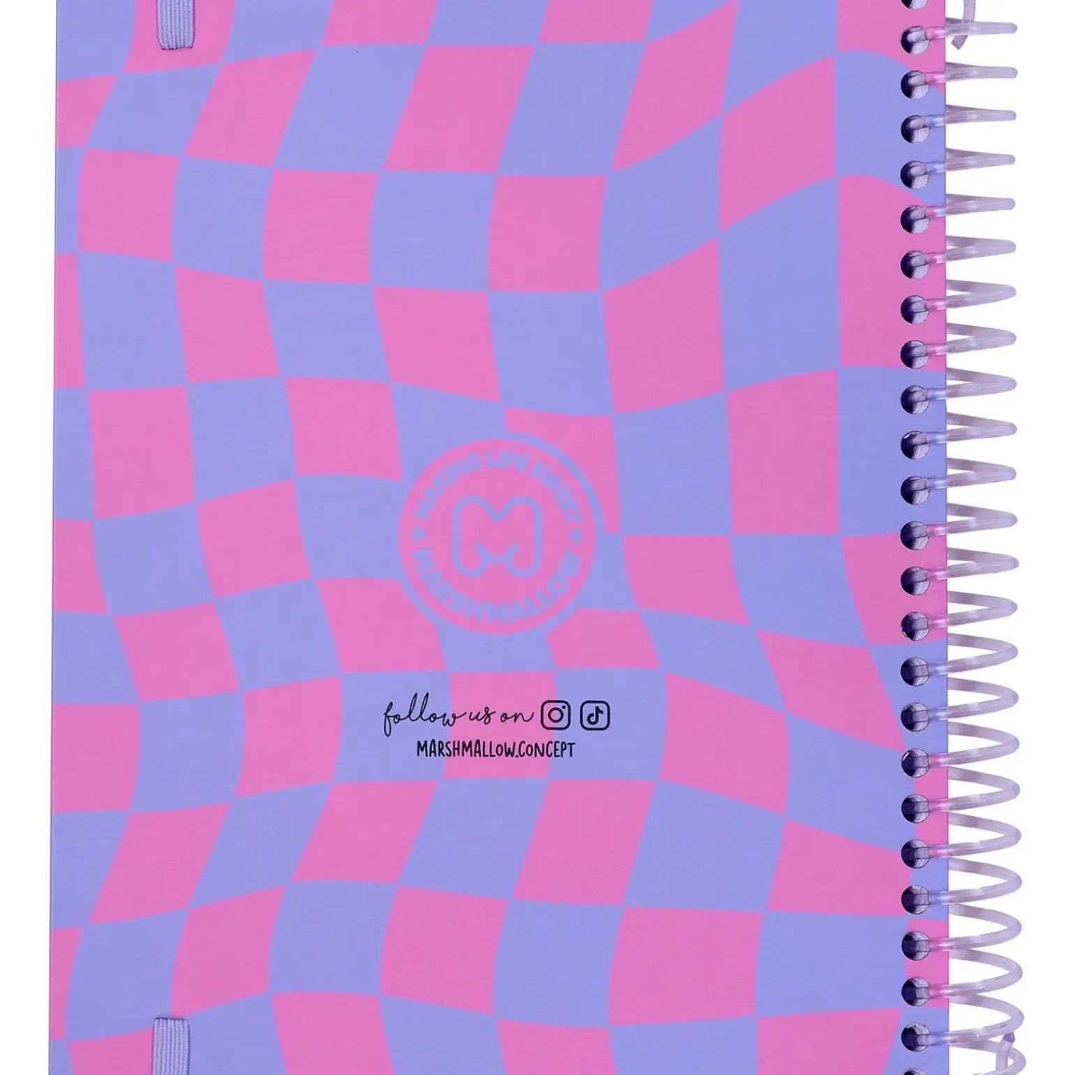 CAderente Espiral A5 Smiley Chess Marshmallow