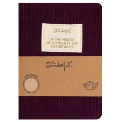 Caderno A6 - Aubergine In The Middle