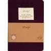 Caderno A5 - Aubergine In The Middle
