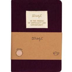 Caderno A5 - Aubergine In The Middle