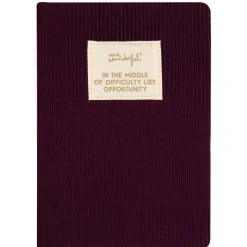 Caderno A5 - Aubergine In The Middle