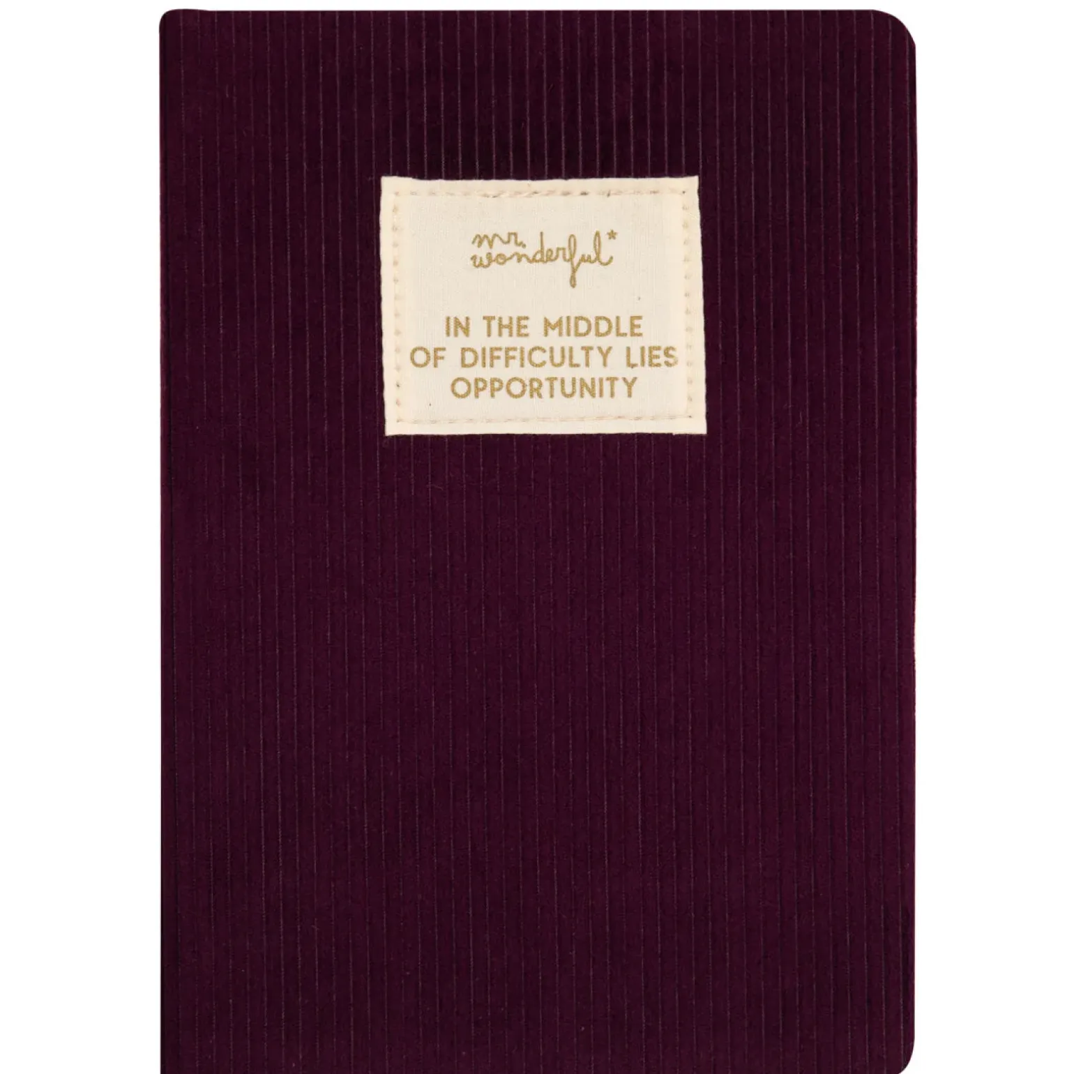 Caderno A5 - Aubergine In The Middle