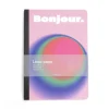 Caderno A5 - Bonjour Rosa Helio Ferretti