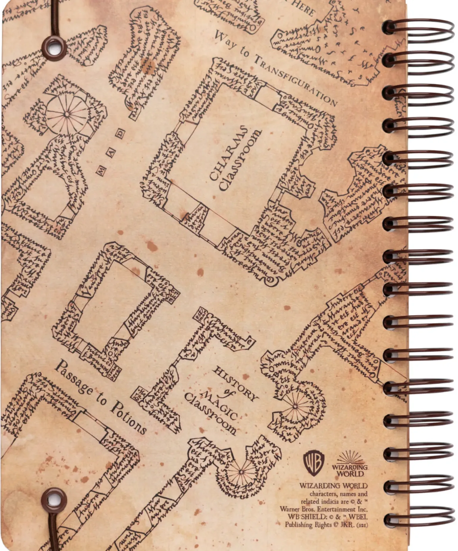 Caderno A5 Bullet - Harry Potter The Marauder's Map