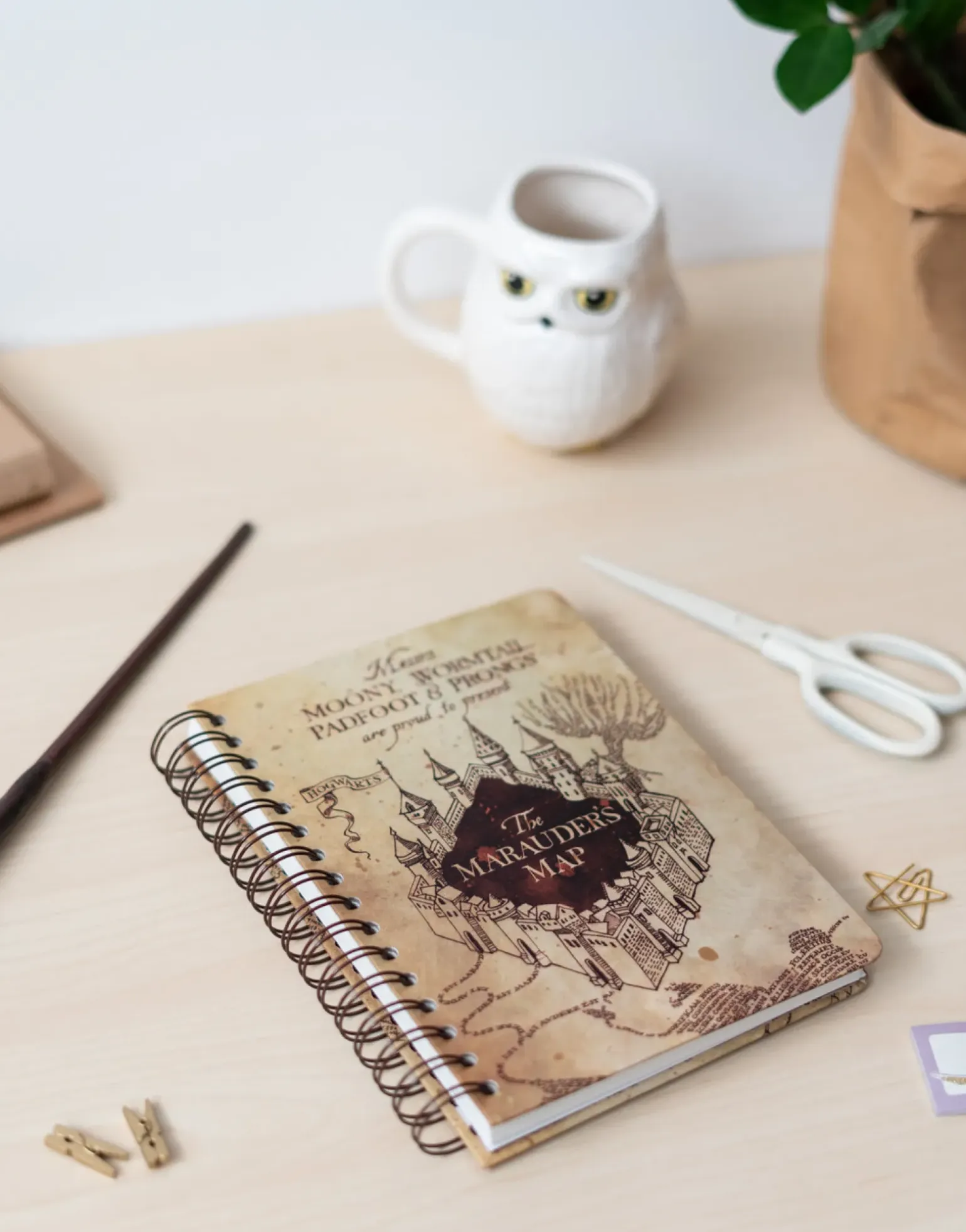Caderno A5 Bullet - Harry Potter The Marauder's Map