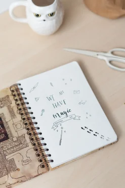 Caderno A5 Bullet - Harry Potter The Marauder's Map