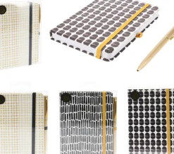Caderno A5 com Caneta - B&W Sortido