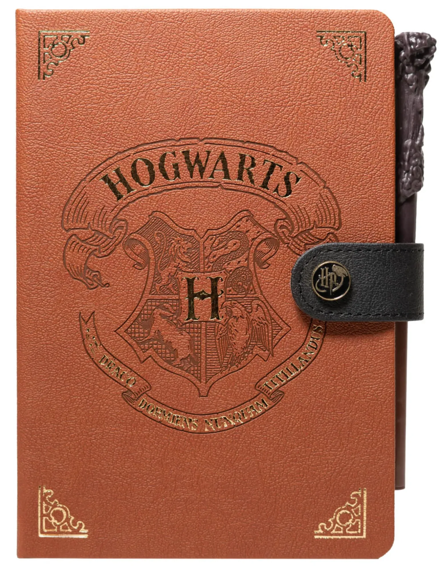Caderno A5 com Caneta Varinha - Harry Potter
